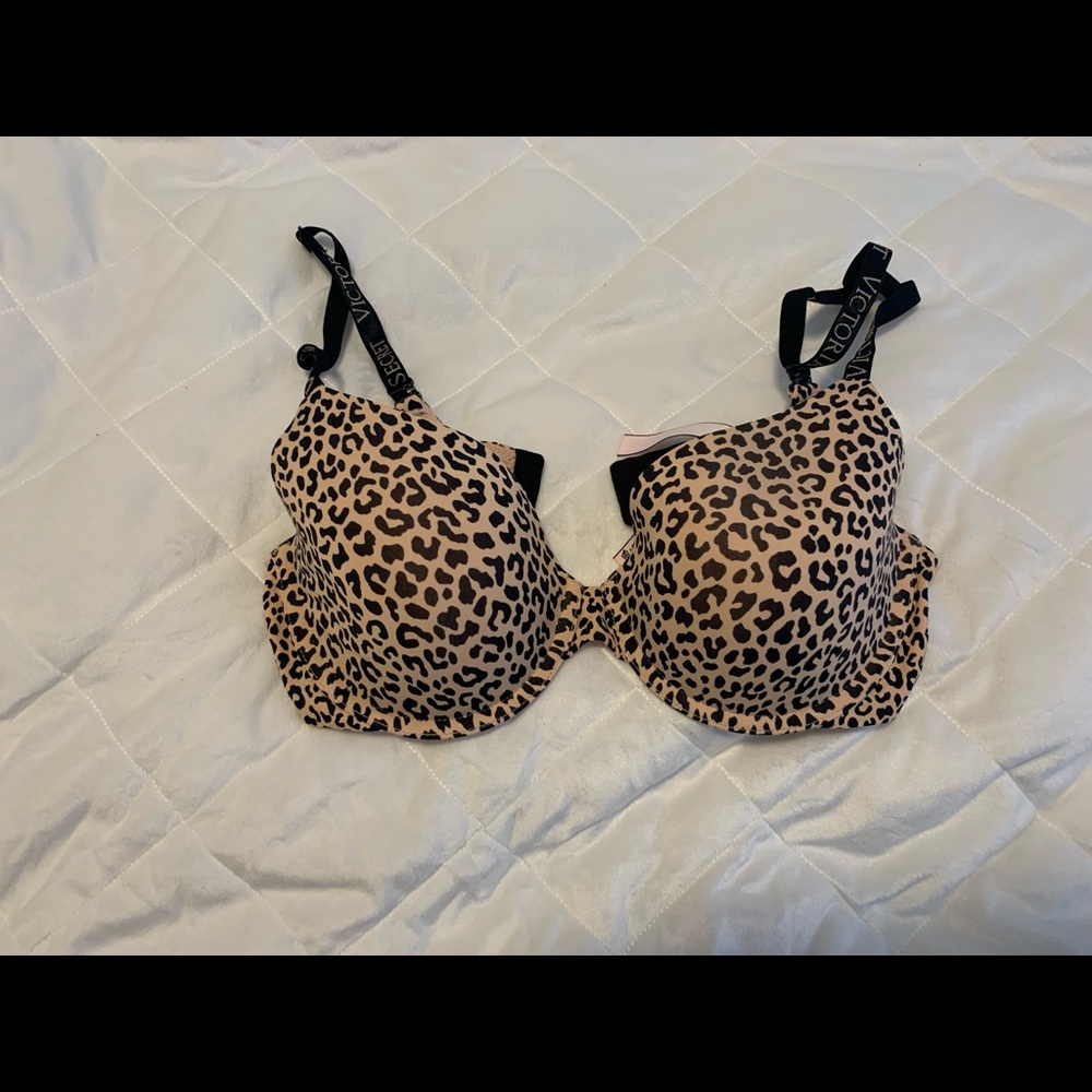 Leopard T-SHIRT Lightly Lined Demi Bra